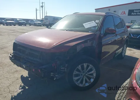 2018 Volkswagen Tiguan 2.0T Se/2.0T Sel z USA, uszkodzony, nr VIN 3VV3B7AX1JM025467